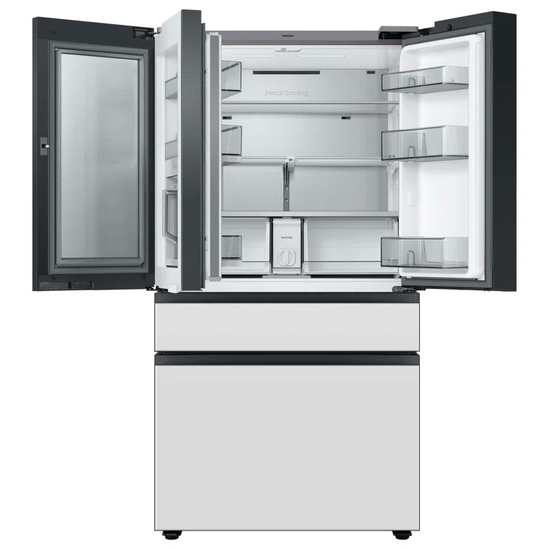 Bespoke Counter Depth 4-Door French Door Refrigerator (23 Cu. Ft.) with Family Hub™