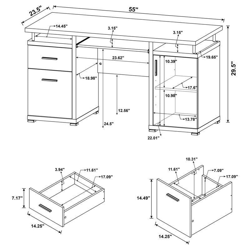 Azayliah Computer Desk