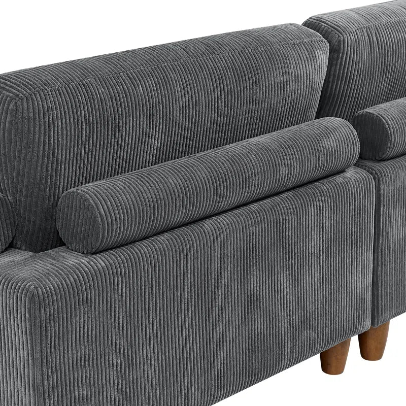 Espinosa 6 - Piece Corduroy Sectional