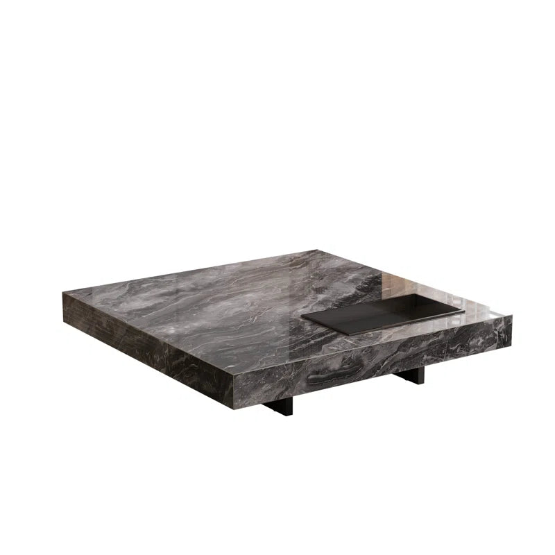Briamarie 39.37'' Square Sintered Stone Coffee Table