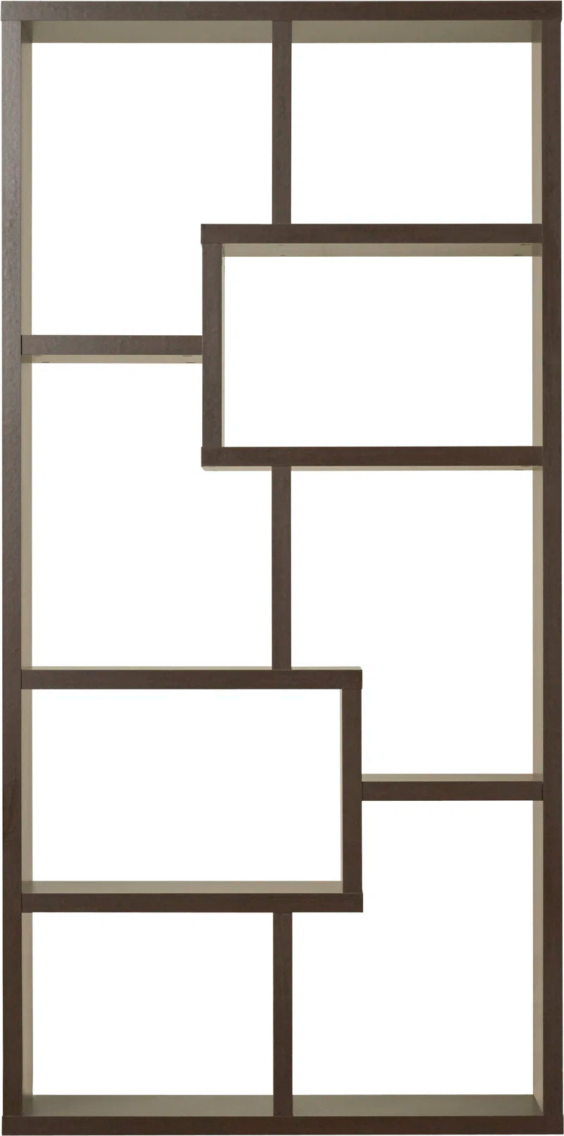 Tello 10-Shelf Geometric Bookcase