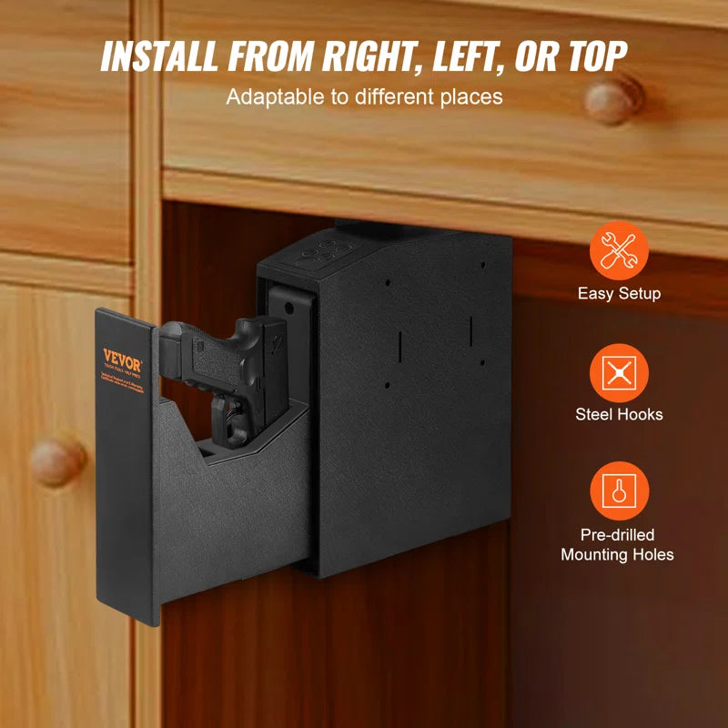 Vevor Gun Safe with Electronic Lock | Heavy-Duty Security Safe for Firearms | Anti-Theft Steel Construction with Adjustable Shelves & Quick-Access Lock