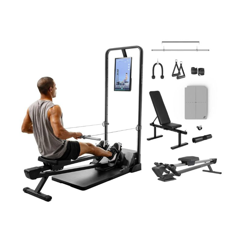 Speediance Smart Home Gym Pro – All-in-One Resistance Training System with Incline Bench, Compact Foldable Design, AI-Powered Workouts, and 220lbs Resistance for Full-Body Fitness at Home