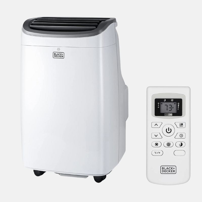 8,000 BTU Portable Air Conditioner up to 350 Sq.Ft.With Remote Control, White