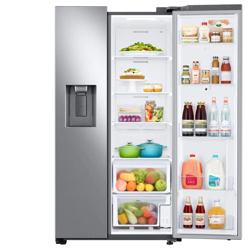 Family Hub Side-By-Side Refrigerator with Touch Screen