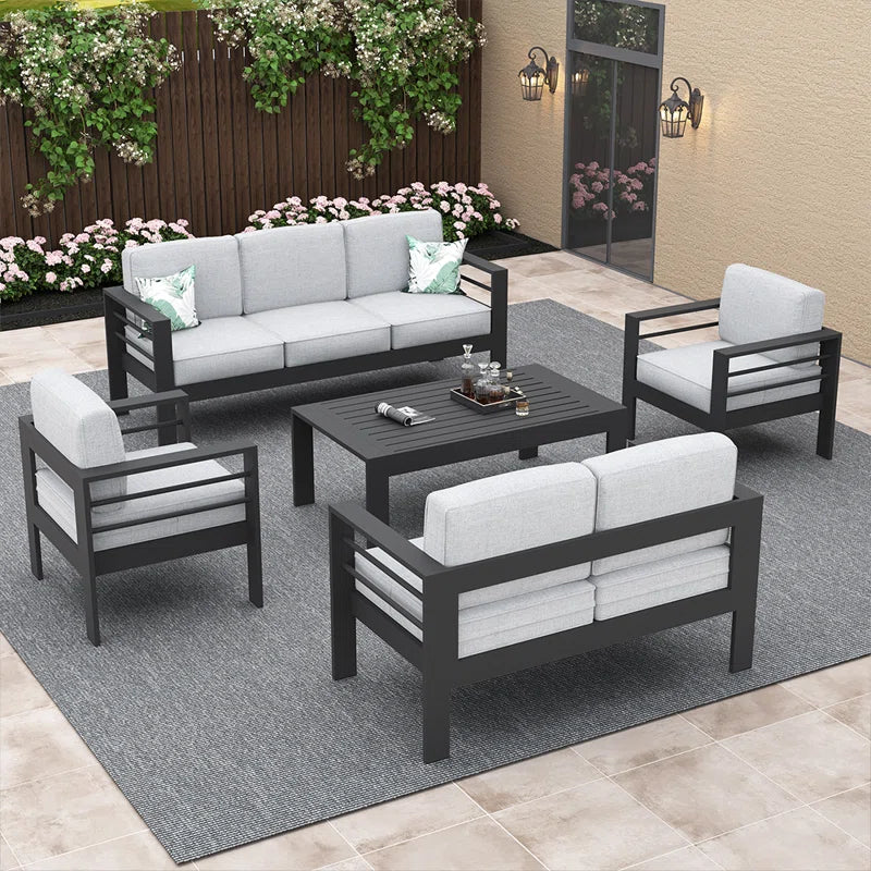 7 - Person Outdoor Seating Group with Cushions