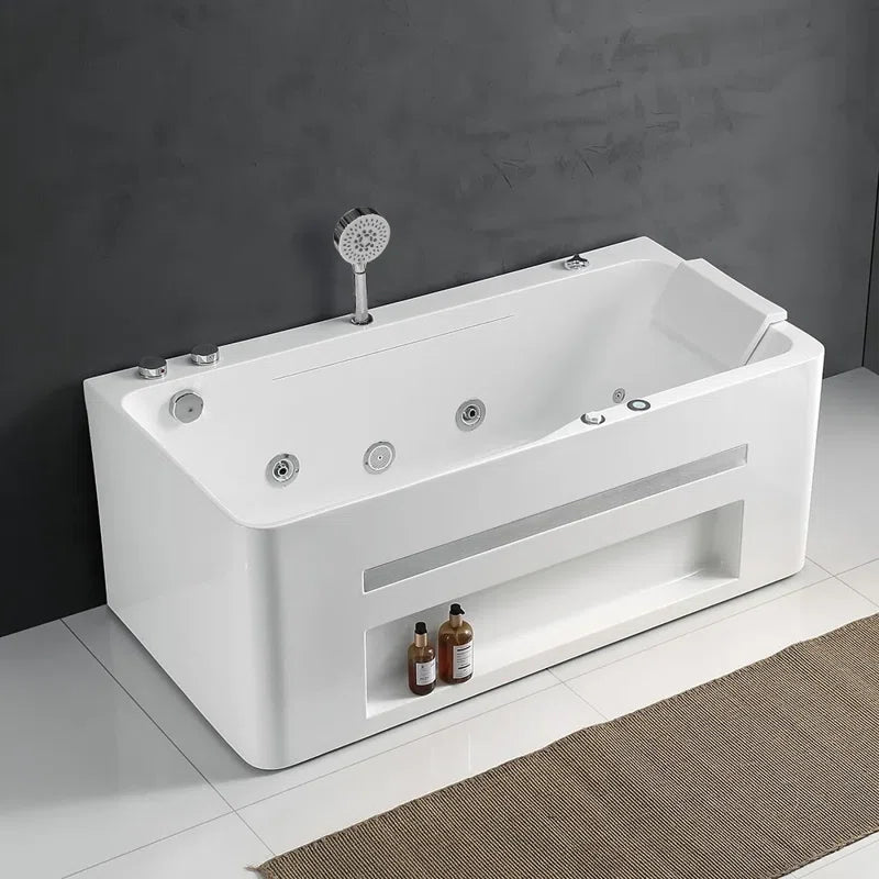 59.06'' X 29.9'' Freestanding Whirlpool Acrylic Bathtub