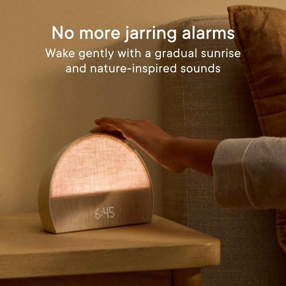 Hatch Restore 2 Smart Sunrise Alarm Clock & Sleep Assistant ー Customizable Sound Machine, Smart Light, & Wake-Up Aid for Energized Mornings