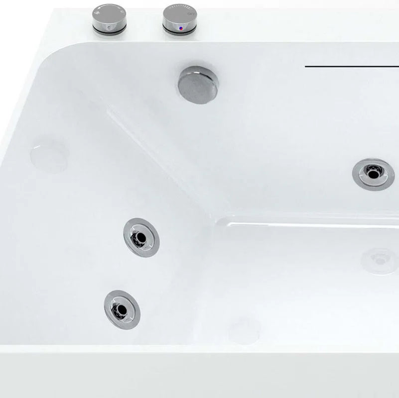 59.06'' X 29.9'' Freestanding Whirlpool Acrylic Bathtub