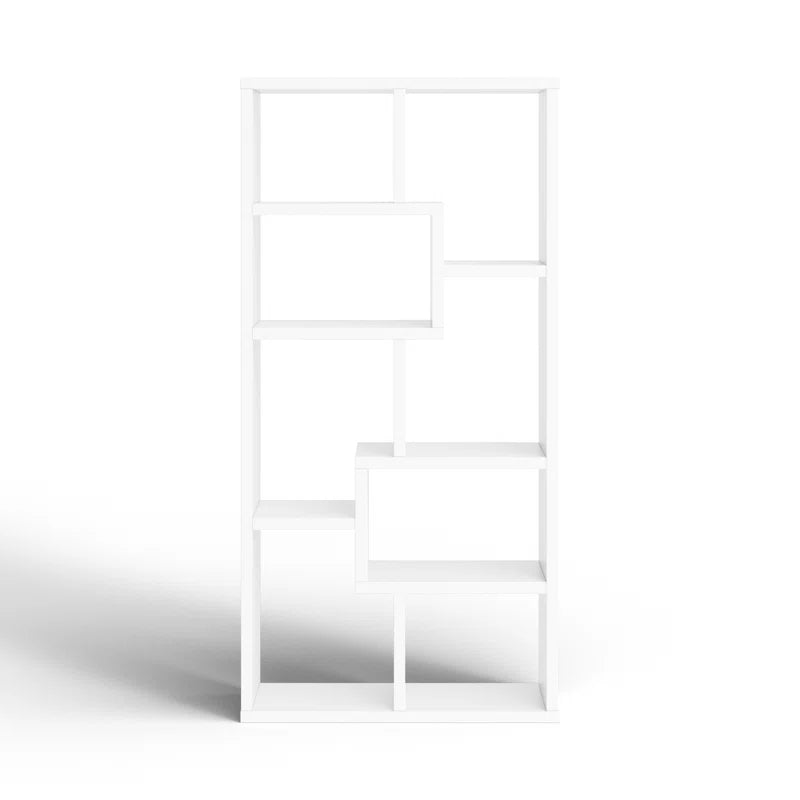 Tello 10-Shelf Geometric Bookcase