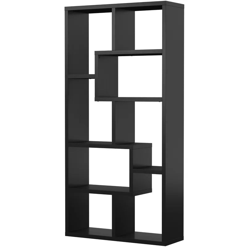 Tello 10-Shelf Geometric Bookcase